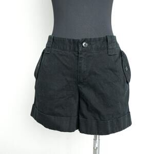 Banana Republic Women's Cuffed Shorts Black Size 4